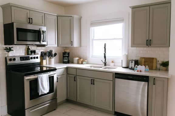 The Carlisle" WARM MODERN  STAY w/ Yard -Greyline - Holiday Home