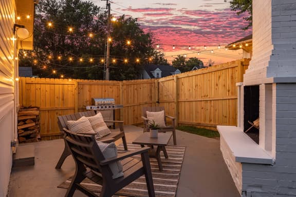 Centrally Located Bungalow | Outdoor Fireplace